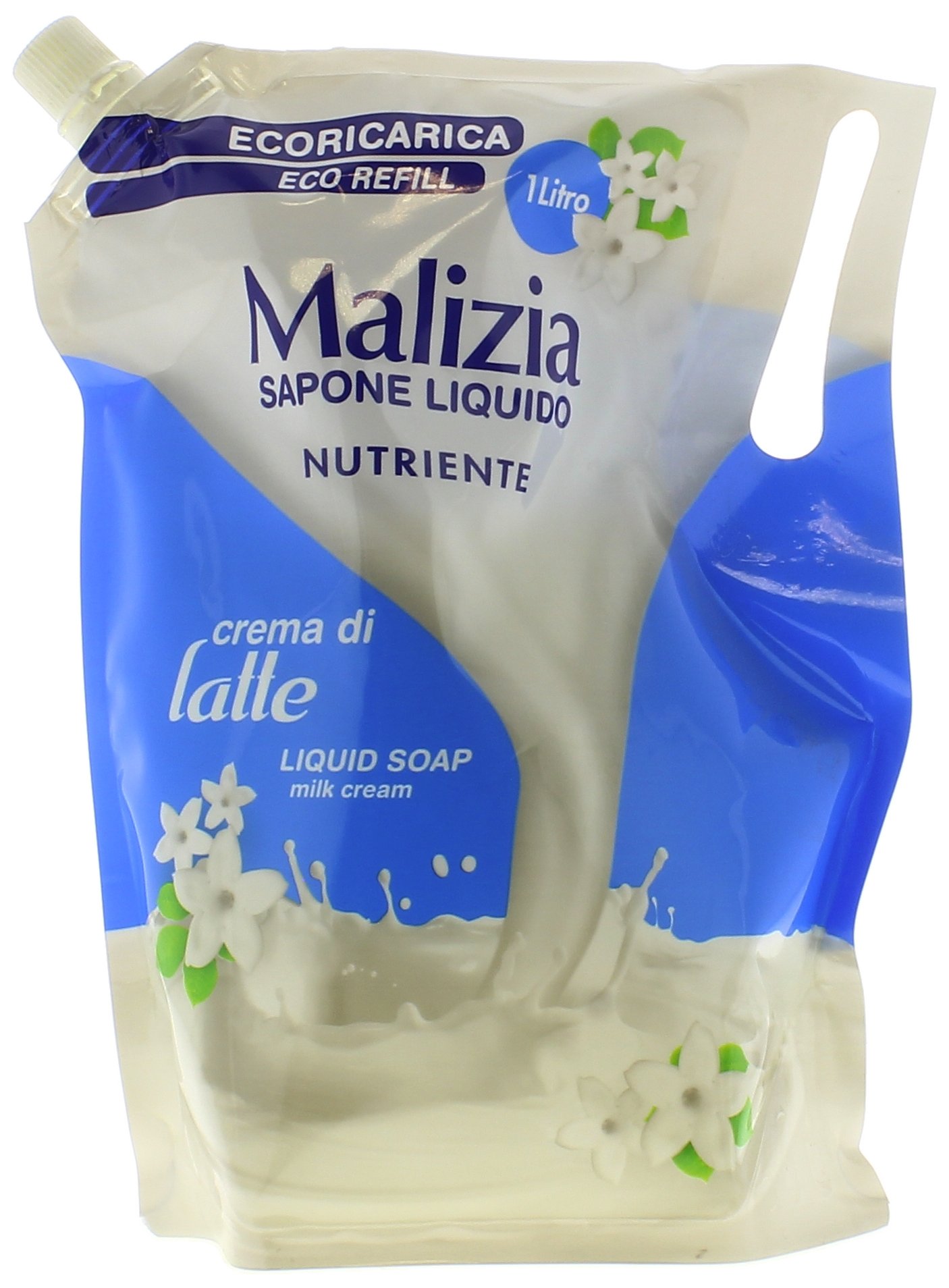Malizia Ecoricarica Milk Liquid Soap 1L