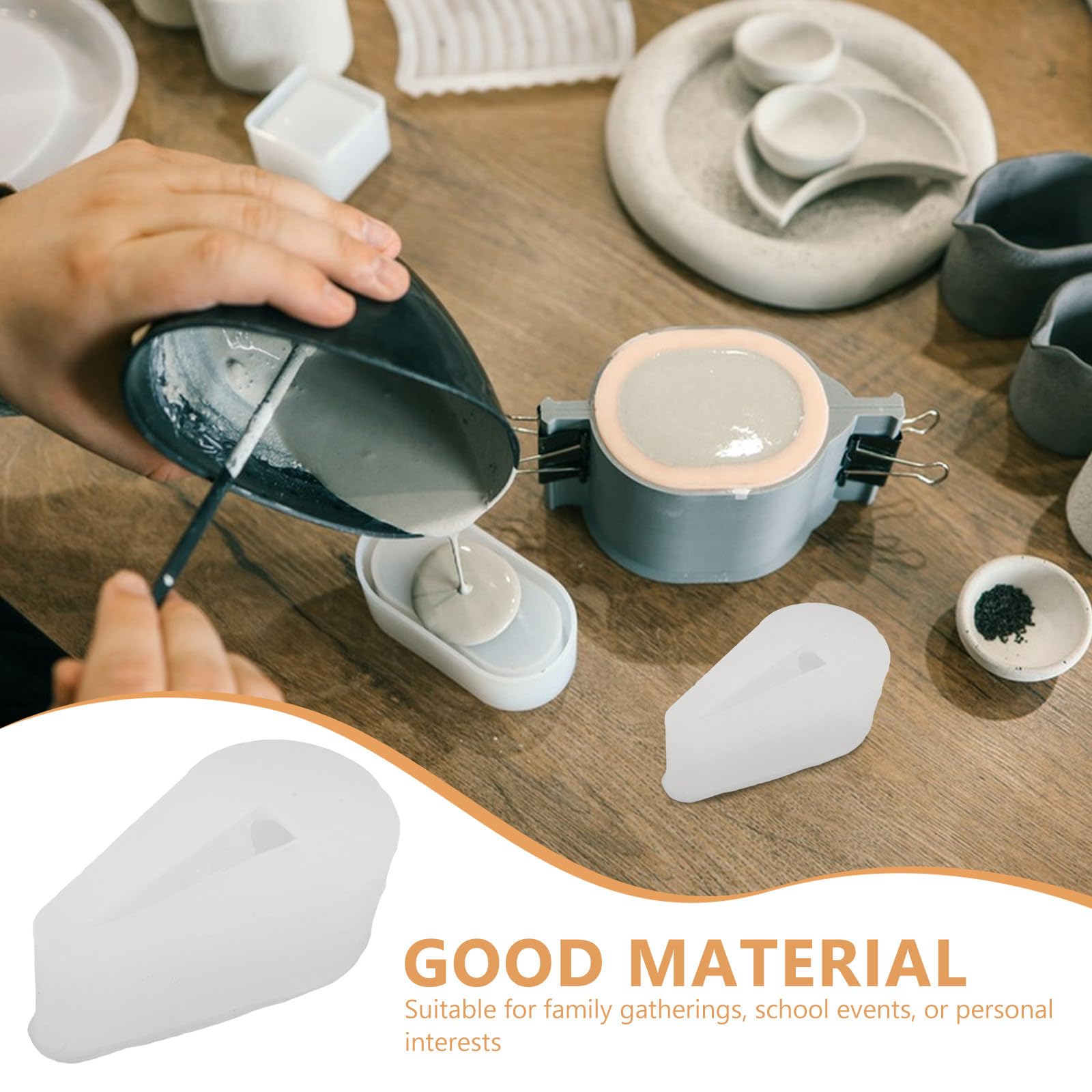 Tofficu 20 Pièces Moule en Silicone pour Crâne de Corbeau Blanc, Design Détaillé et Démoulage Facile, pour Cuisson, Chocolat et Création de Bijoux Halloween