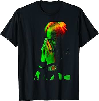 BILLIE EILISH ブラック Tシャツ サッカーT L 【正規新品】 71v+lvph4TL._AC_SY350_QL65_.jpg