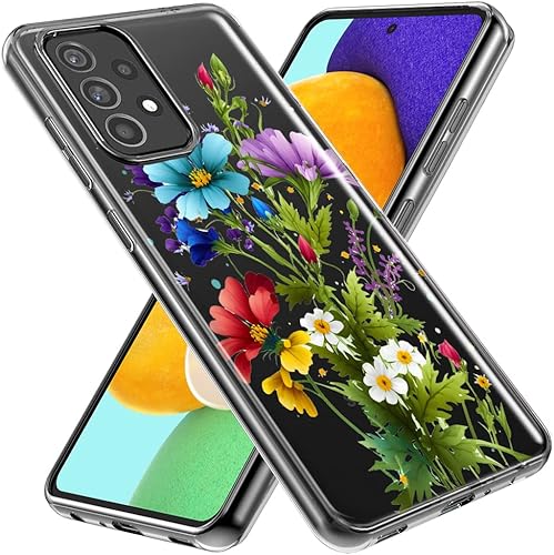 Miniatura 2 de Mundaze - Case for Samsung Galaxy A32 Slim Hybrid Shockproof Hard Shell Soft TPU Heavy Duty Protective Phone Cover - Cute Girly Art Design Print -