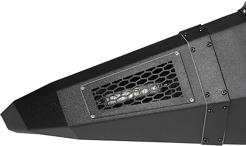 Miniatura 10 de FINDAUTO Parachoques delantero y trasero combinado para Ford 2010-2014 para F-150 parachoques de roca negra con textura mejorada con placa de