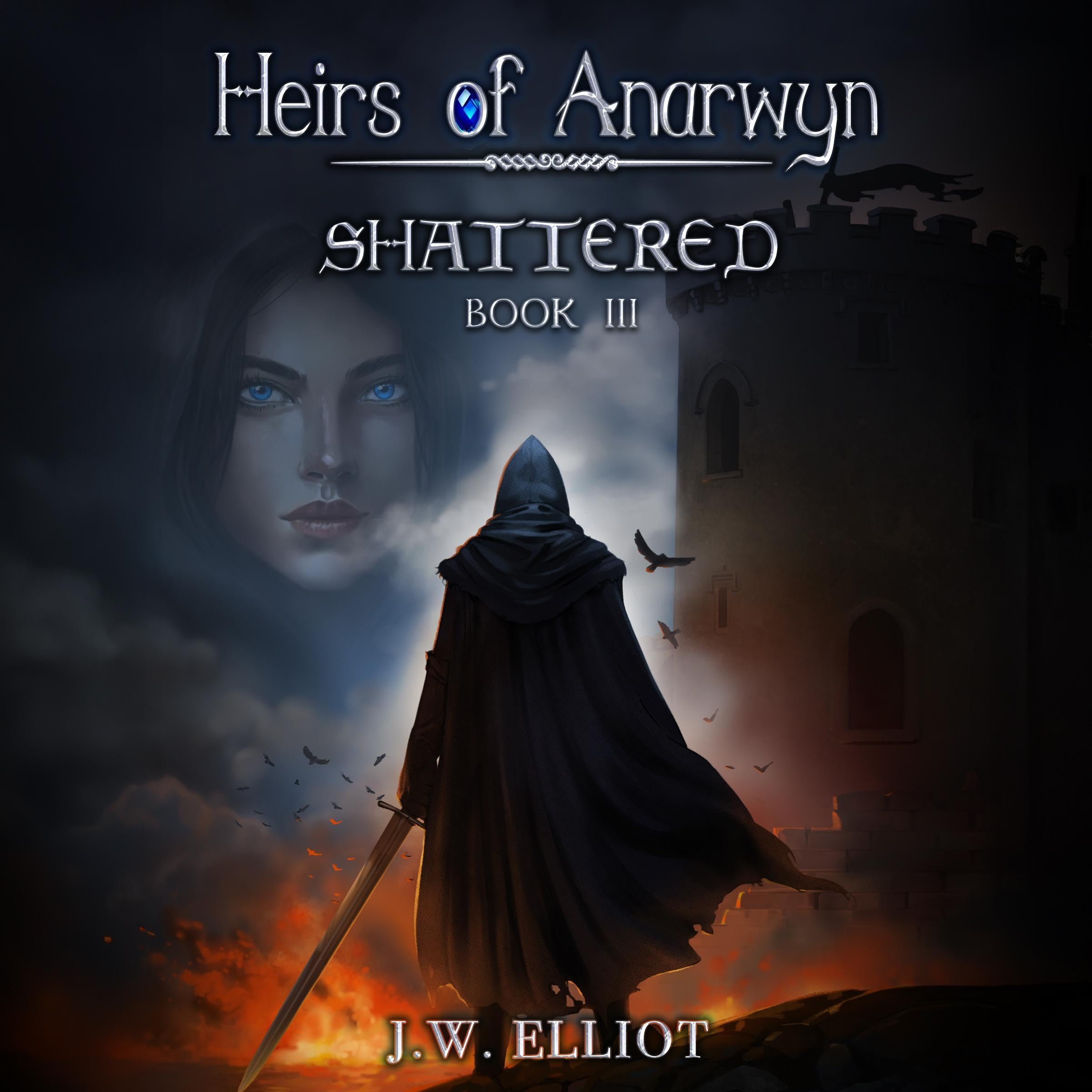 Cover art for Shattered: Heirs of Anarwyn, Book 3