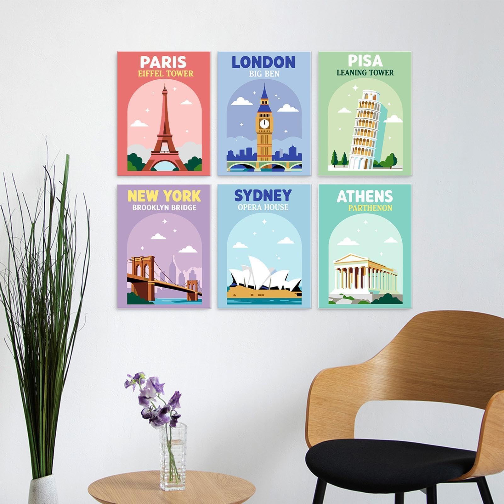 I bambini dipingono con i numeri Forniture di | con pennello Kit di pittura per bambini per bambini piccoli ragazza ragazzo adulto viaggio compleanno aula scuola casa asilo
