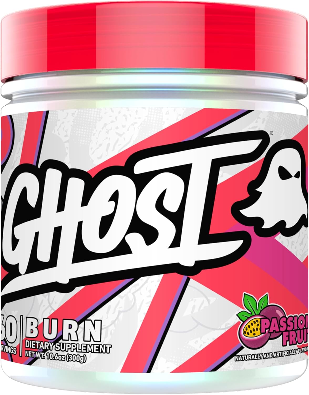 GHOST Burn Weight Management Powder, Passionfruit (60 Servings) – Metabolism & Energy Support Supplement for Men & Women – Natural Caffeine, L-Carnitine & L-Tyrosine – Gluten, Soy & Sugar-Free, Vegan GHOST Burn Weight Management Powder, Passionfruit (60 Servings) – Metabolism & Energy Support Supplement for Men & Women – Natural Caffeine, L-Carnitine & L-Tyrosine – Gluten, Soy & Sugar-Free, Vegan