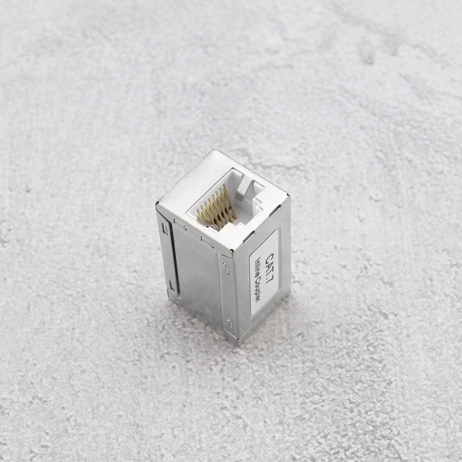 Accoppiatore RJ45 schermato, accoppiatore Cat6a in linea, pinout da femmina a