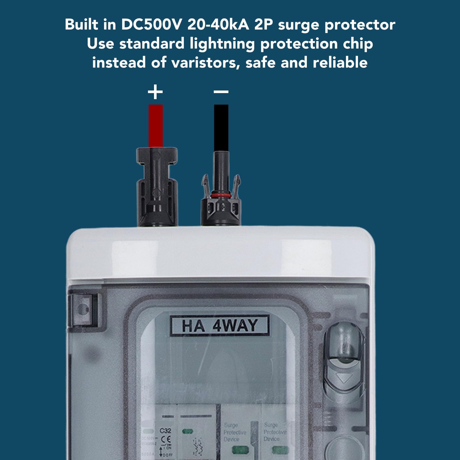 Scatola Combinatrice Fotovoltaica Impermeabile IP65 con Protezione per Sistemi Solari