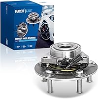 Vista 151 de Detroit Axle - Buje de rodamiento de rueda delantera 4WD para Ford F-150 2000-2003 [ABS de 4 ruedas], reemplazo 2001 2002 F-150