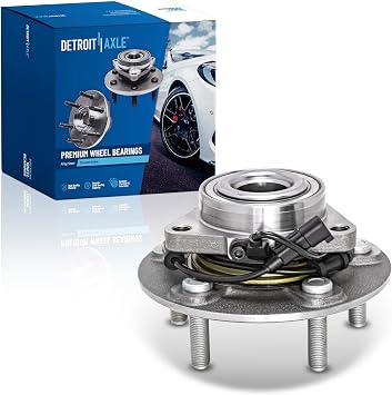 Detroit Axle - 5 Lug Front Wheel Bearing Hub for 2012-2018 Dodge Ram 1500