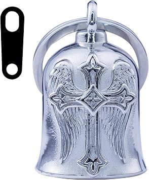 Motorcycle Cross Bell - Motorcycle key chain Bells for Biker protect the rider Motorcycle Accessories