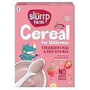 Slurrp Farm Cereal, Ragi, Rice and Strawberry with Milk, Instant Healthy Food, NO Added Sugar, Mildly Sweetened with Date Powder, 200 g gallery image