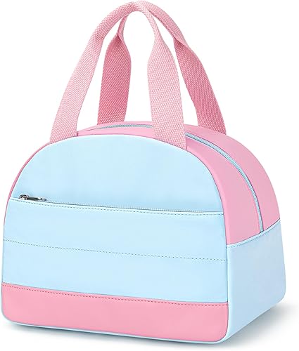 Miniatura 21 de Lonchera para mujer, bolsa de almuerzo aislada a prueba de fugas, bonita lonchera con gran capacidad, contenedor de almuerzo para el