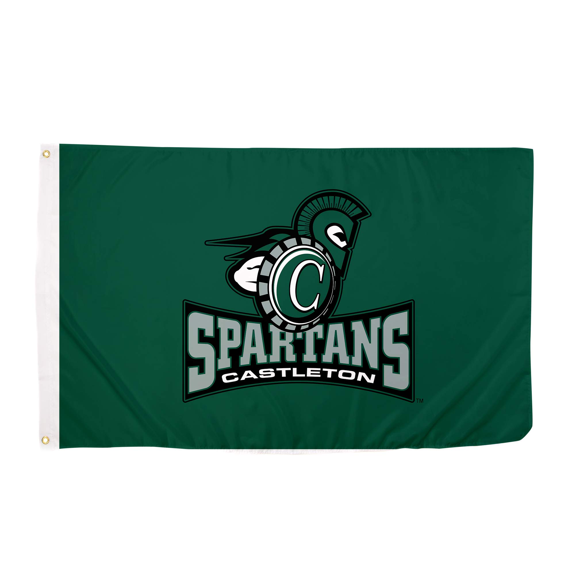 Desert Cactus Castleton University CU Flag - 3 x 5 Feet Spartans Banner, Indoor/Outdoor Durable Fabric, 100% Polyester Design (Style 1)