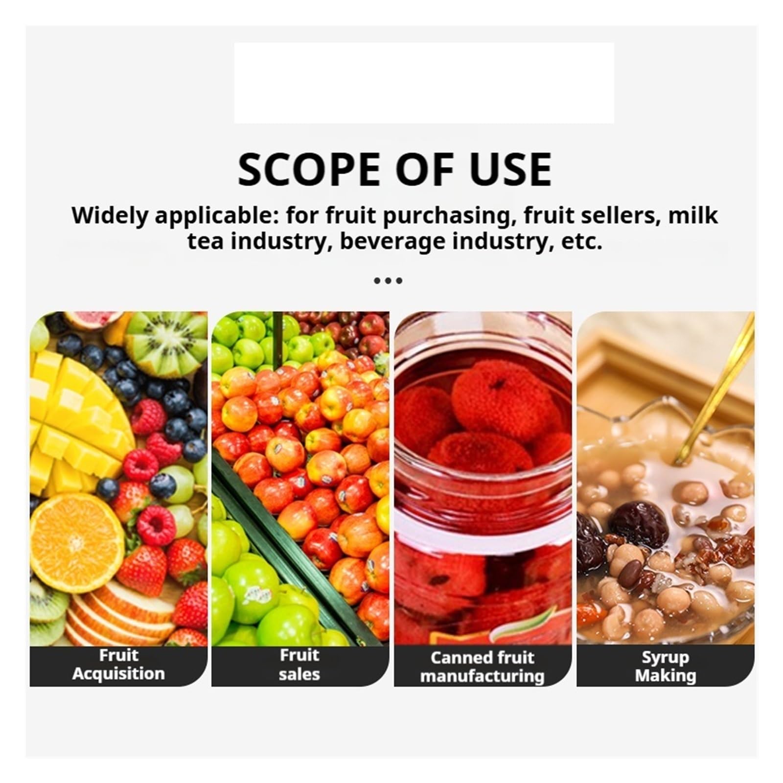 Refractómetro for medir el Contenido de azúcar ATC de Bebidas y jugos de Frutas, 0-93% de sacarómetro