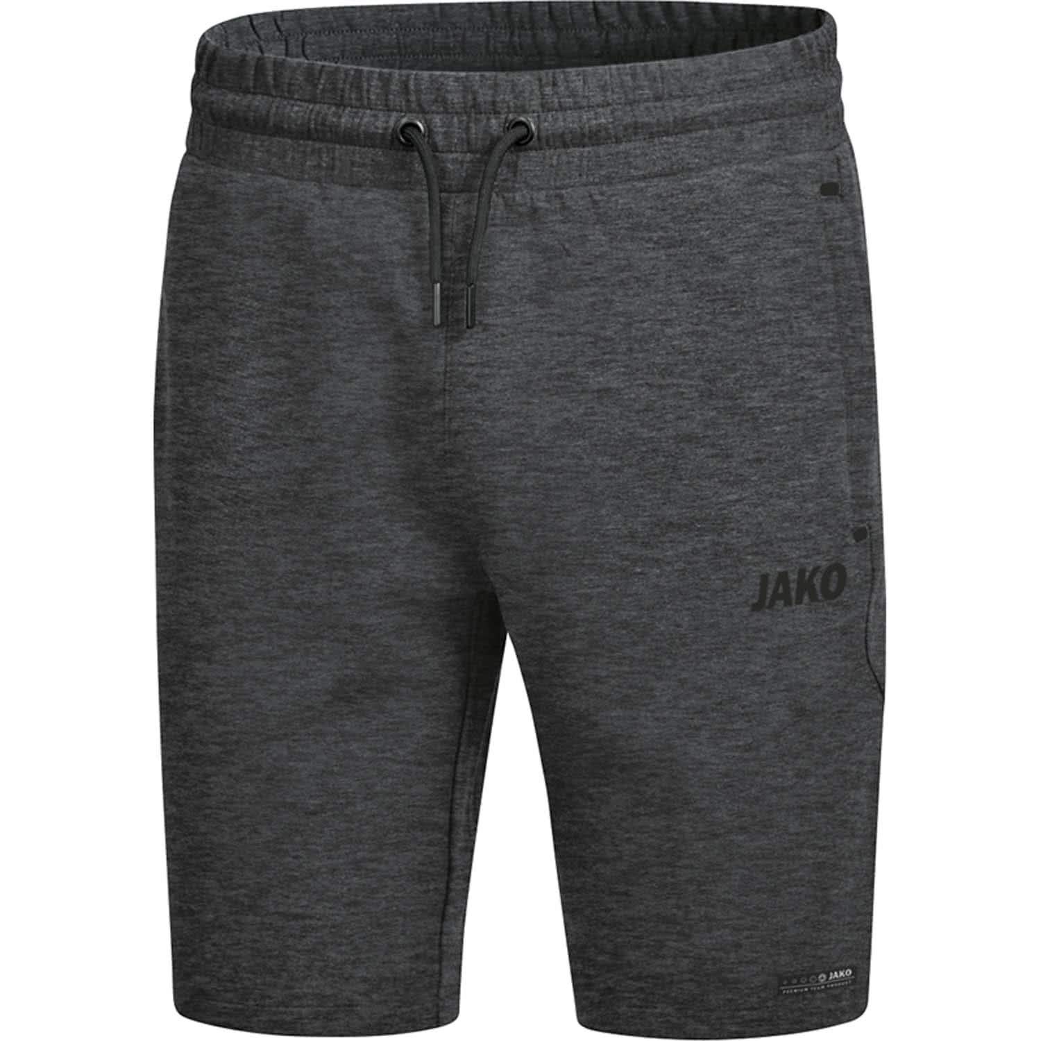 JAKO Women's Premium Basics Shorts, Charcoal Mottled, 44