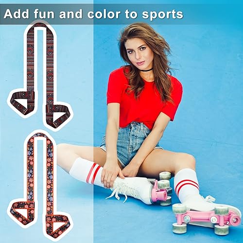 Miniatura 6 de 2 correas de patín ajustables para botas de patín, correa de hombro, correa de hombro para patines infantiles