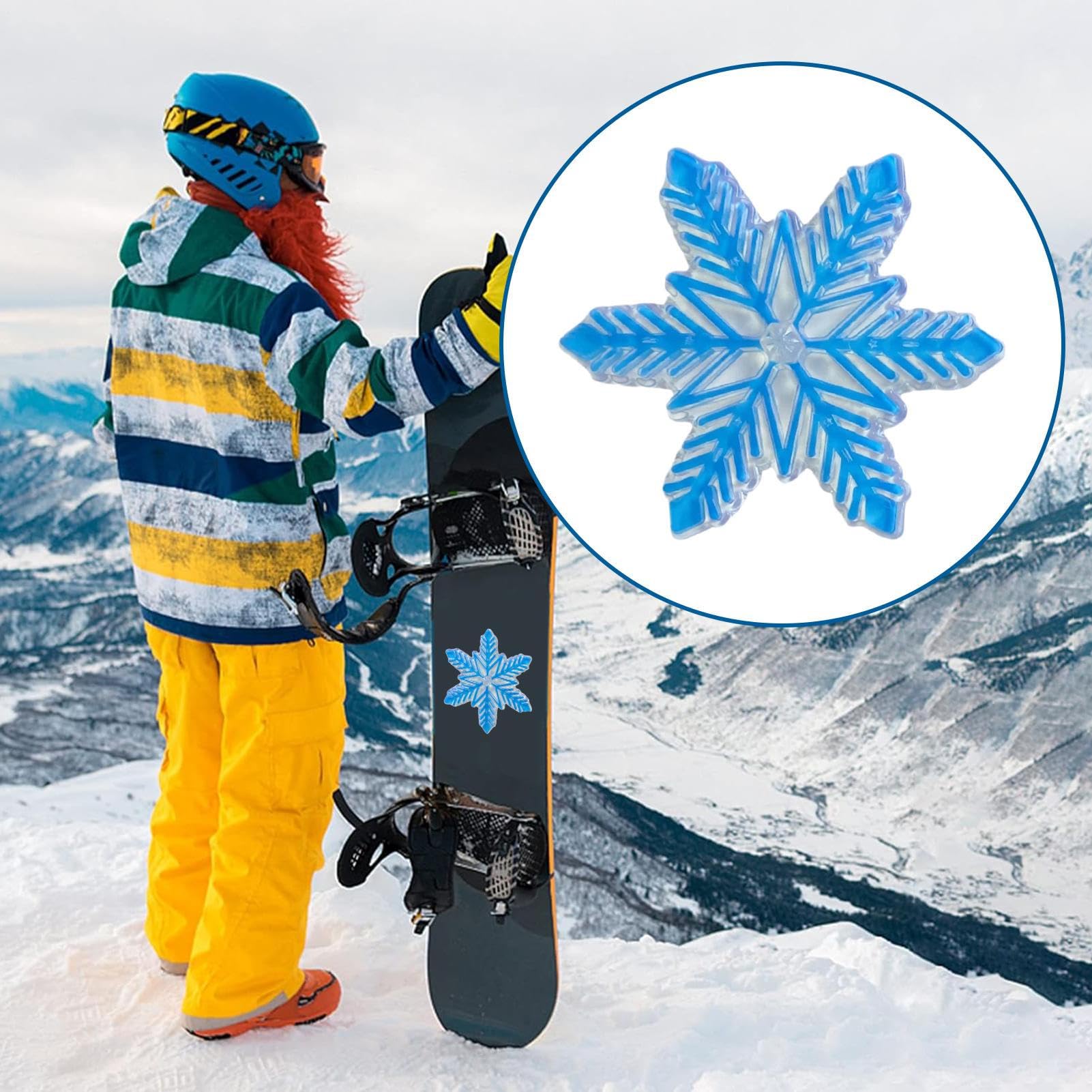 Snowflake Snowboarding Stomp Pads, Snowflake Snowboard Stomp Pads | Podkładki pod stopy do snowboardu, akcesoriów do desek snowboardowych, prz