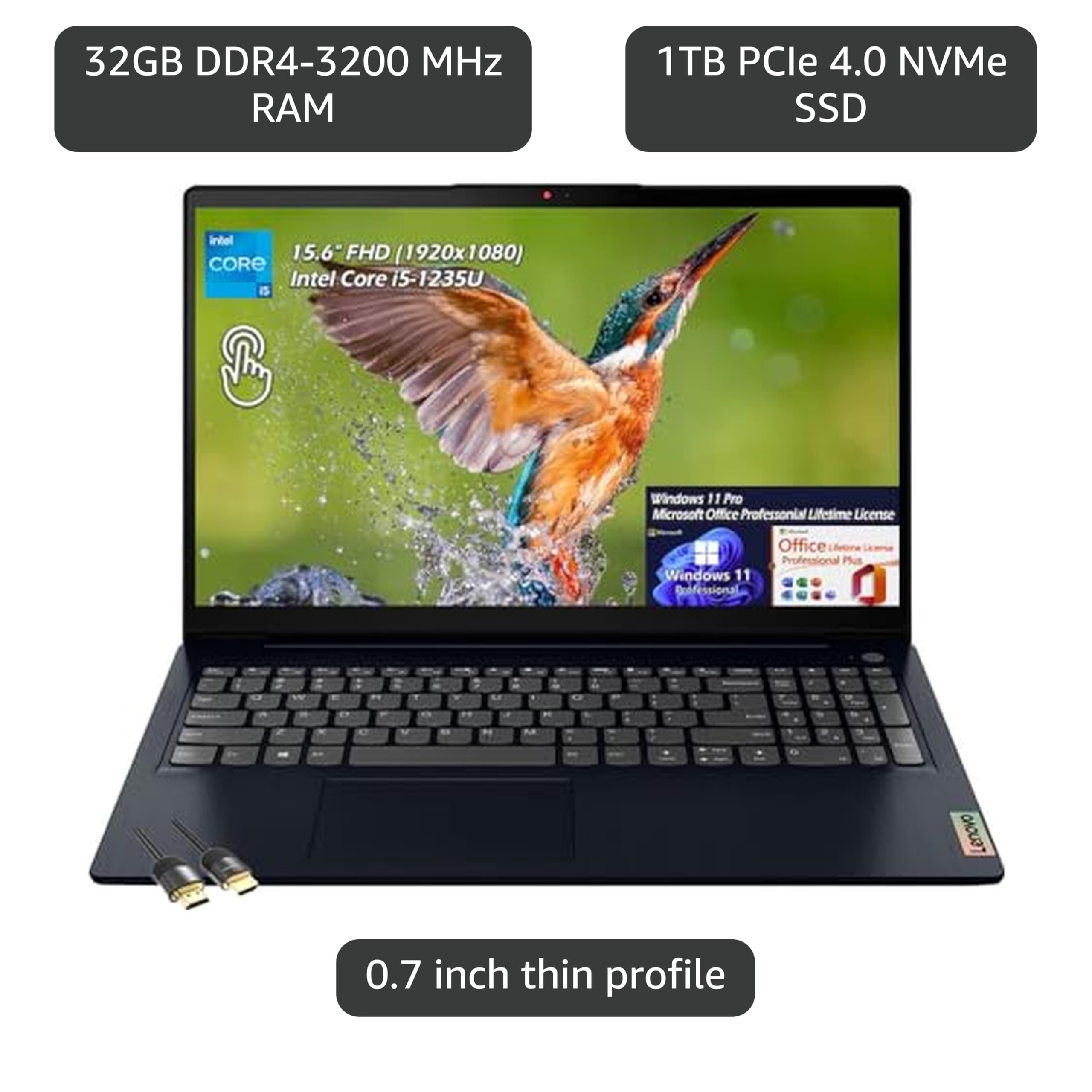 Amazon.com: Lenovo IdeaPad 1i 15.6