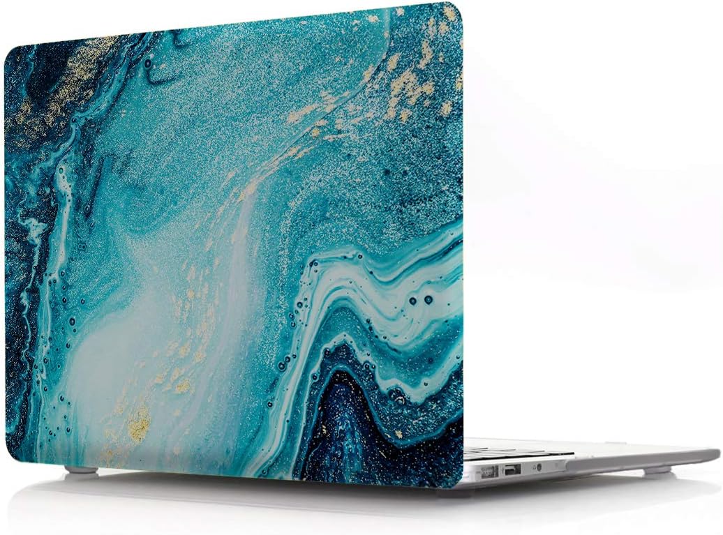 VAESIDA Compatible with MacBook 12 Inch Case, Marble Plastic Hard Case Only for Mac 12 Inch (Release 2015-2017) Retina Display (Model A1534) with Keyboard Cover & Screen Protector, Marble 19