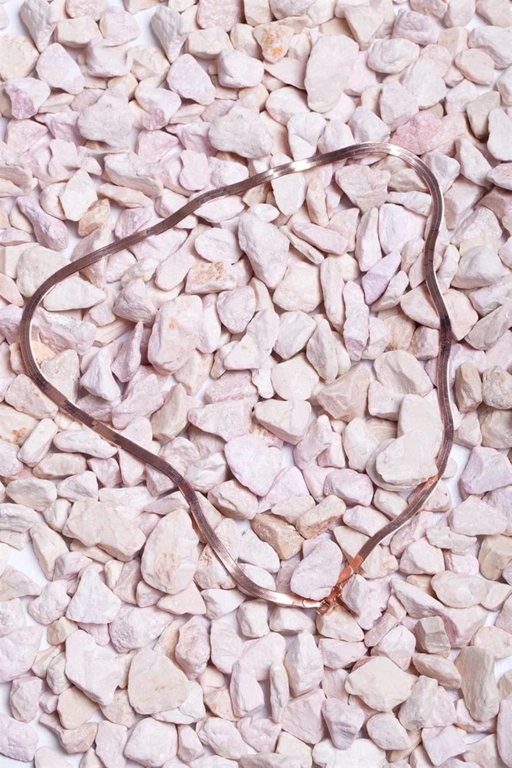 BERISO 18K Gold Plated Personalized Herringbone Choker Necklace Sets Anti Tarnish Stainless Steel Double Layered Shiny Herringbone Snake Chain Trendy Dainty Necklaces Set - Image 5