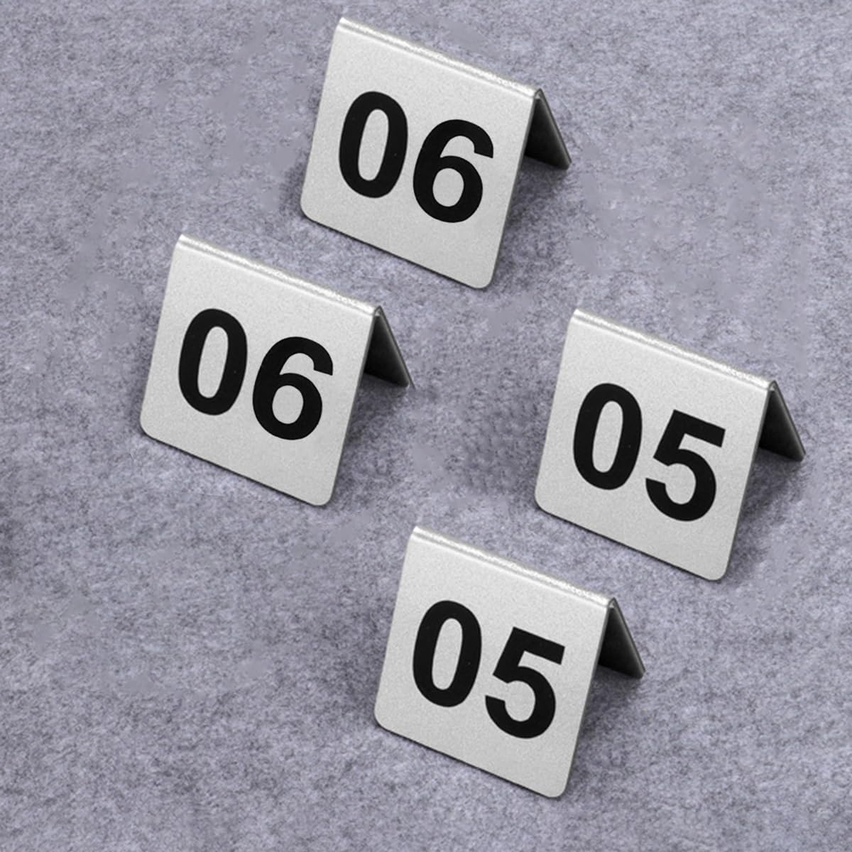 Karty z numerami stołów, Numery stołów w stylu namiotu z akrylu, karty miejsc, złote, 1-10/25/50, opcje zestawu, 6 x 6 cm/2,3 x 2,3 cala, opakowanie 1 szt.