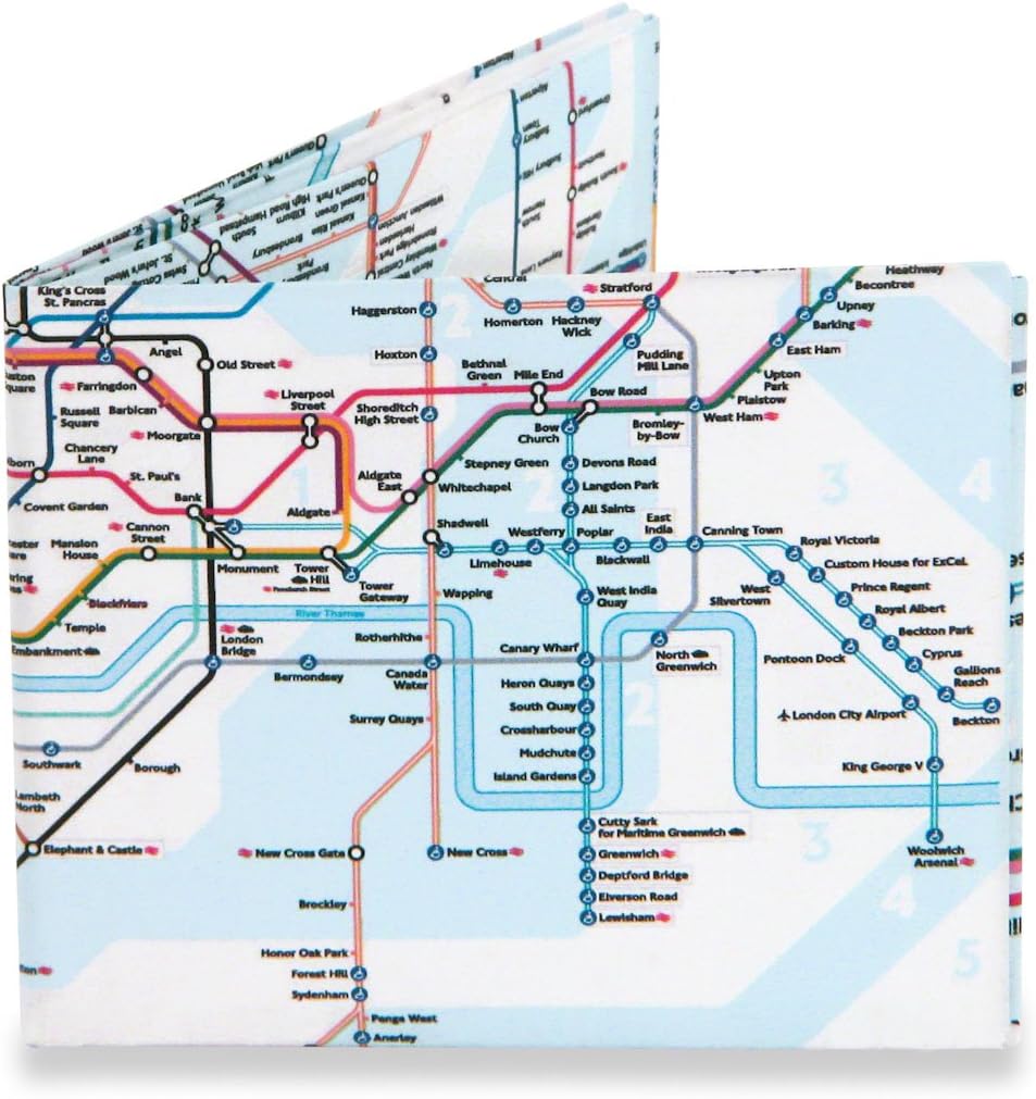 The Underground London Tyvek Mighty Wallet - 8x10 cm