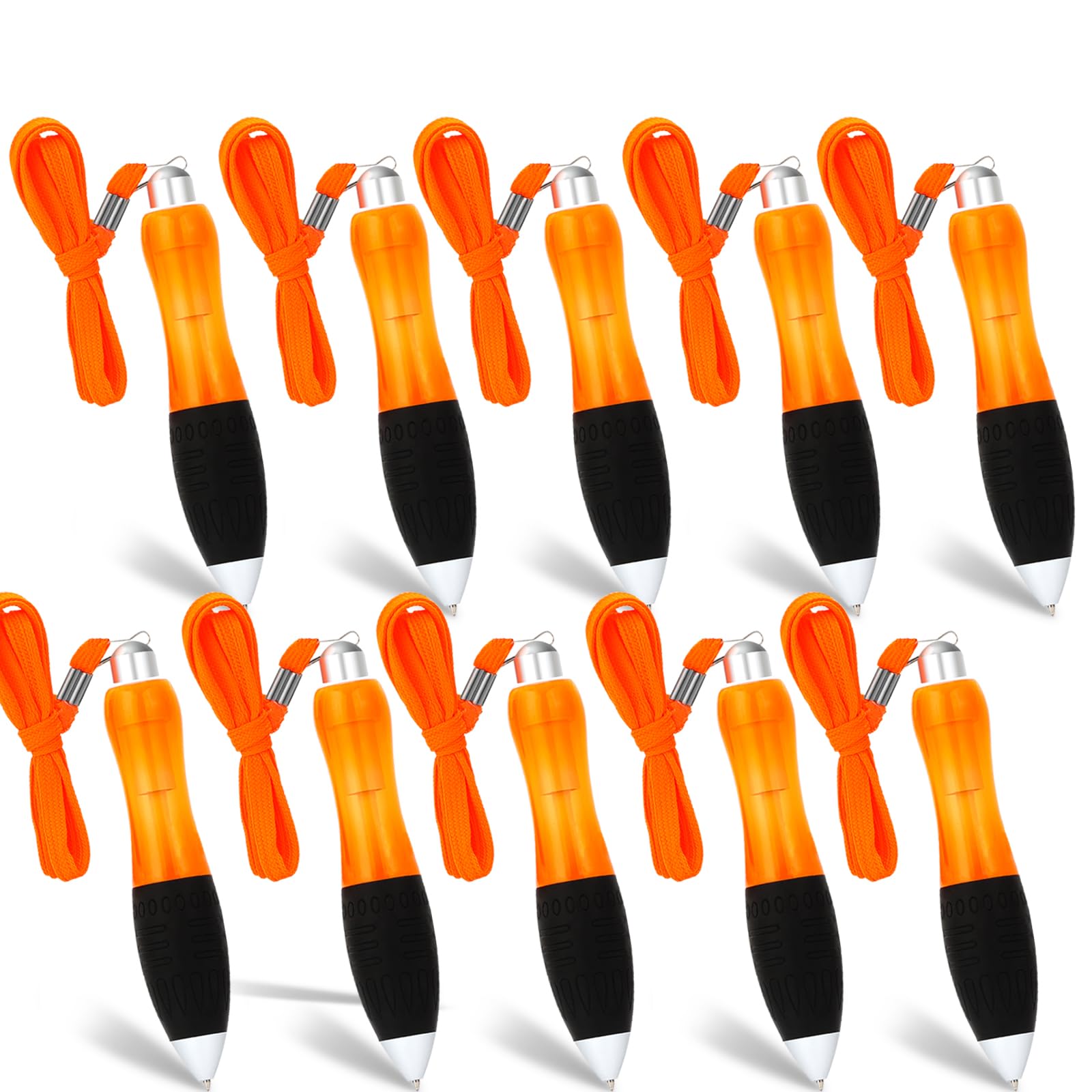 Guouet Super Big Wide Body Ballpoint Pens, Retractable PensFat Ballpoint Pens with Hanging Rope Large Wide Grip