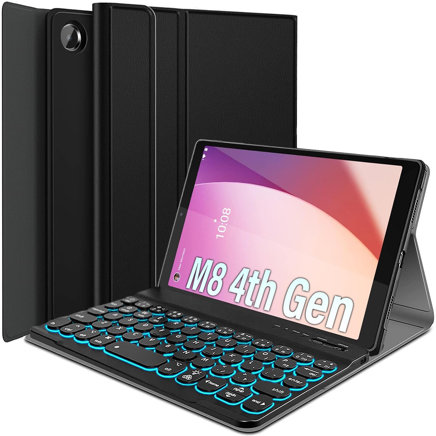 Amazon.com: Wineecy Backlit Keyboard Case for Lenovo Tab M8