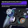 Thunderobot G80 PC Gaming Controller for NS/PC/iOS/Android, Adjustable Hall Joystick, Hall/Micro Triggers, Bluetooth Gaming Controller with Charging Dock, Optical Micro Switches, RGB Lighting (White)