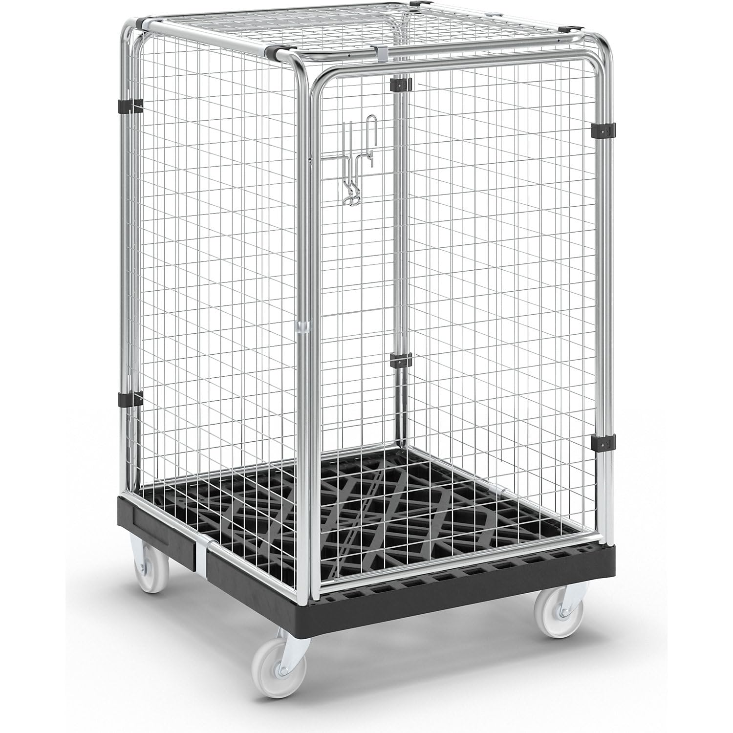 FRANKEL kaiserkraft | Roll-conteneur PROTECT | hauteur 1200 mm | noir profond