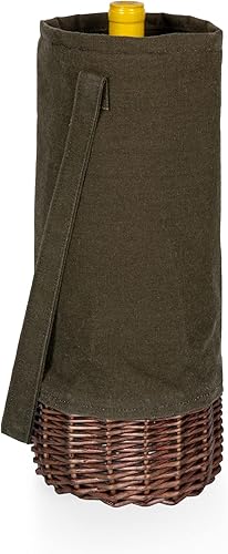 Miniatura 2 de PICNIC TIME Malbec - Cesta aislante para botellas de vino y sauce, bolsa de regalo para vino