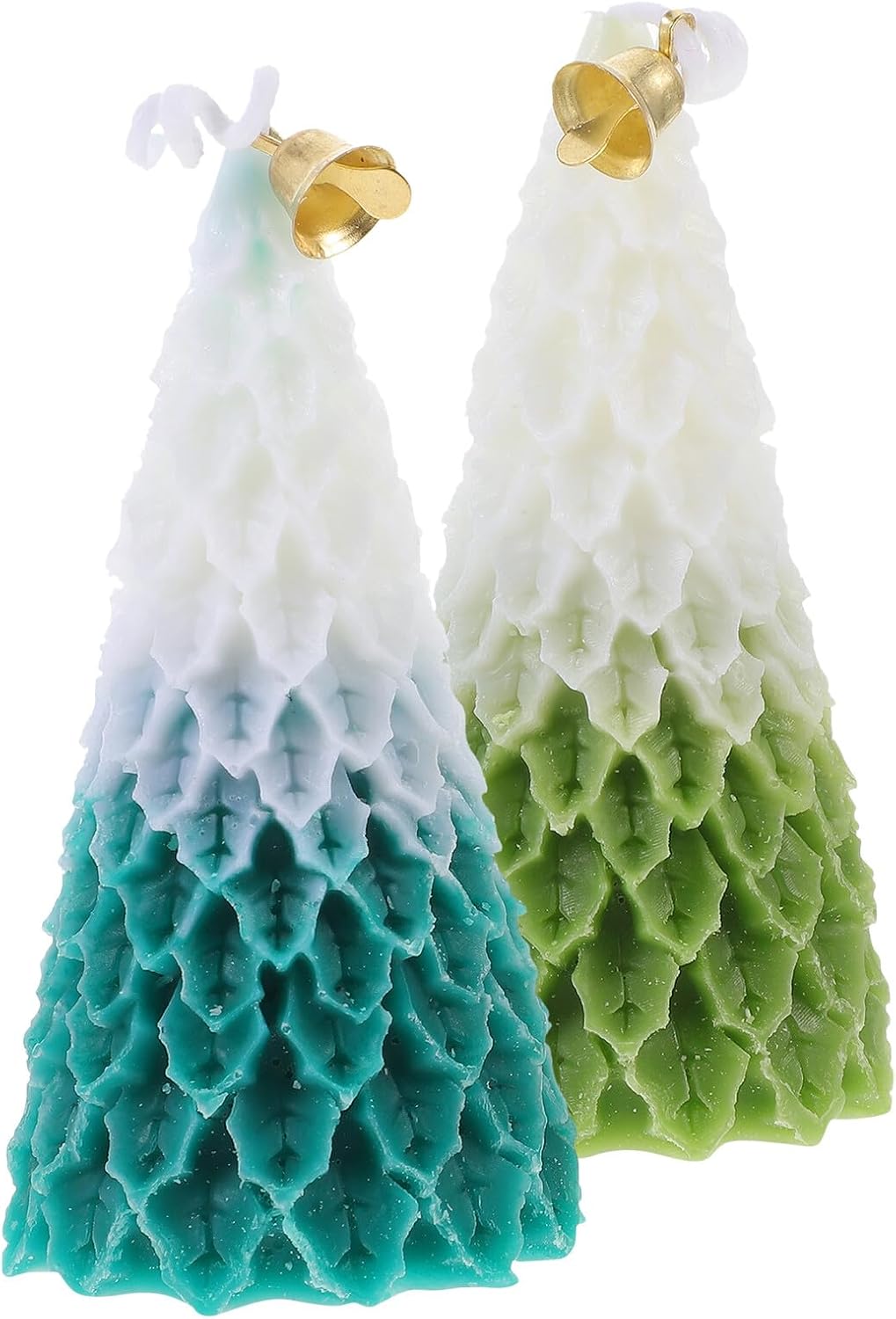 2pcs Xmas Tree Aromatherapy Candle Paraffin for Festive Decor