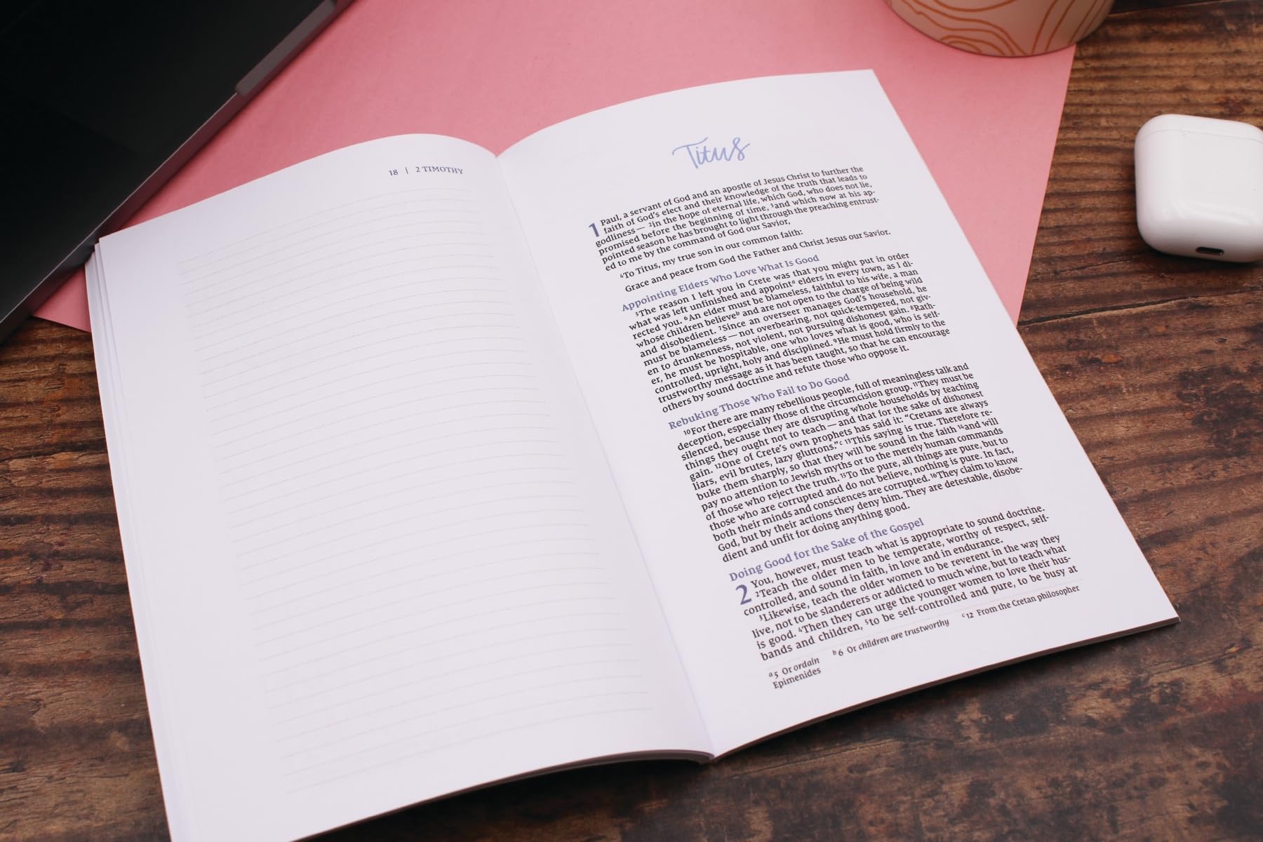 NIV, Beautiful Word Bible Journal, 1-2 Timothy and Titus, Paperback, Comfort Print - Image 5