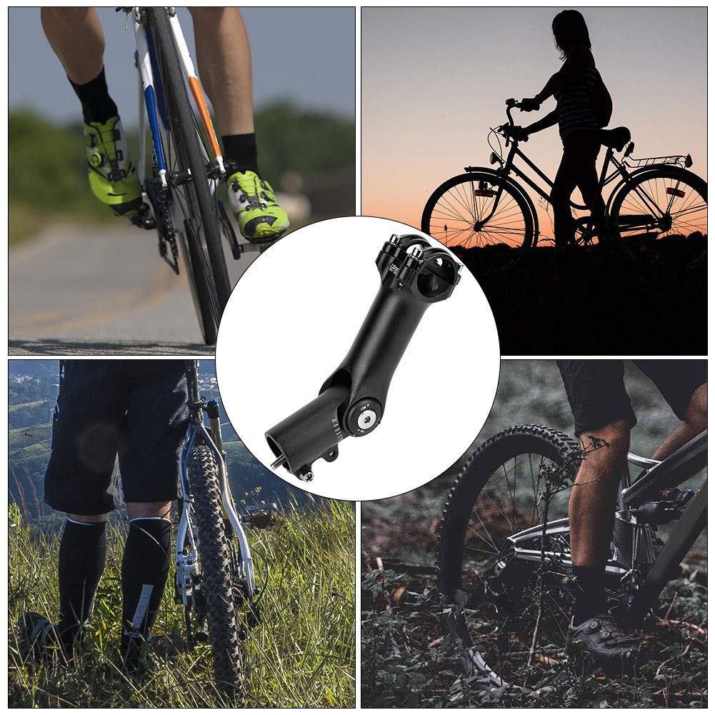 Manubrio per bici Mtlavishness, attacco manubrio rialzato regolabile per bicicletta, accessorio per manubrio rialzato per mountain bike, realizzato in lega di alluminio di alta