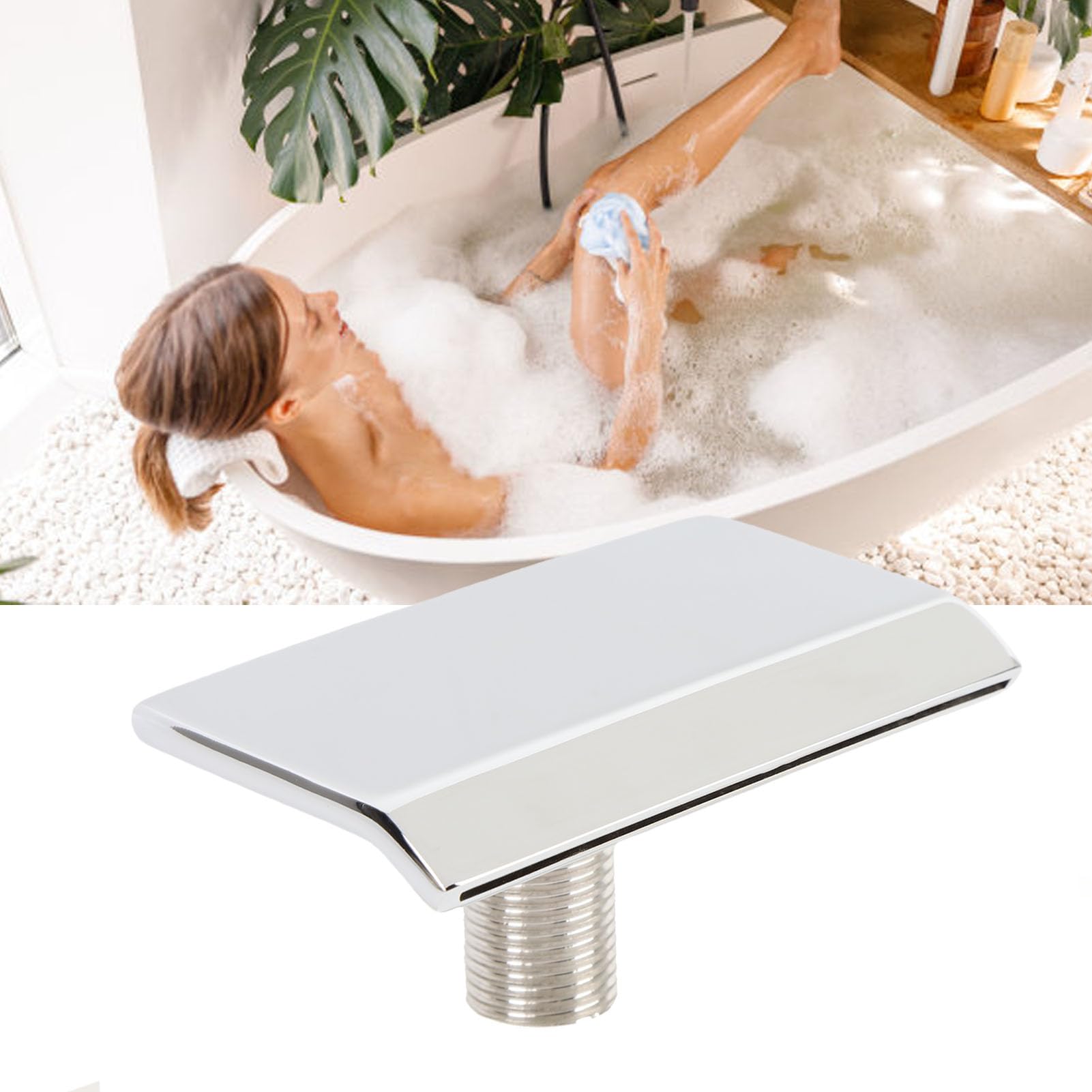 Bañera de cascada Sout, bañera de cascada, boquilla de cascada con mota de pared Sier, hilo de g1/2 m para baño de spa, bañera, piscina, spa