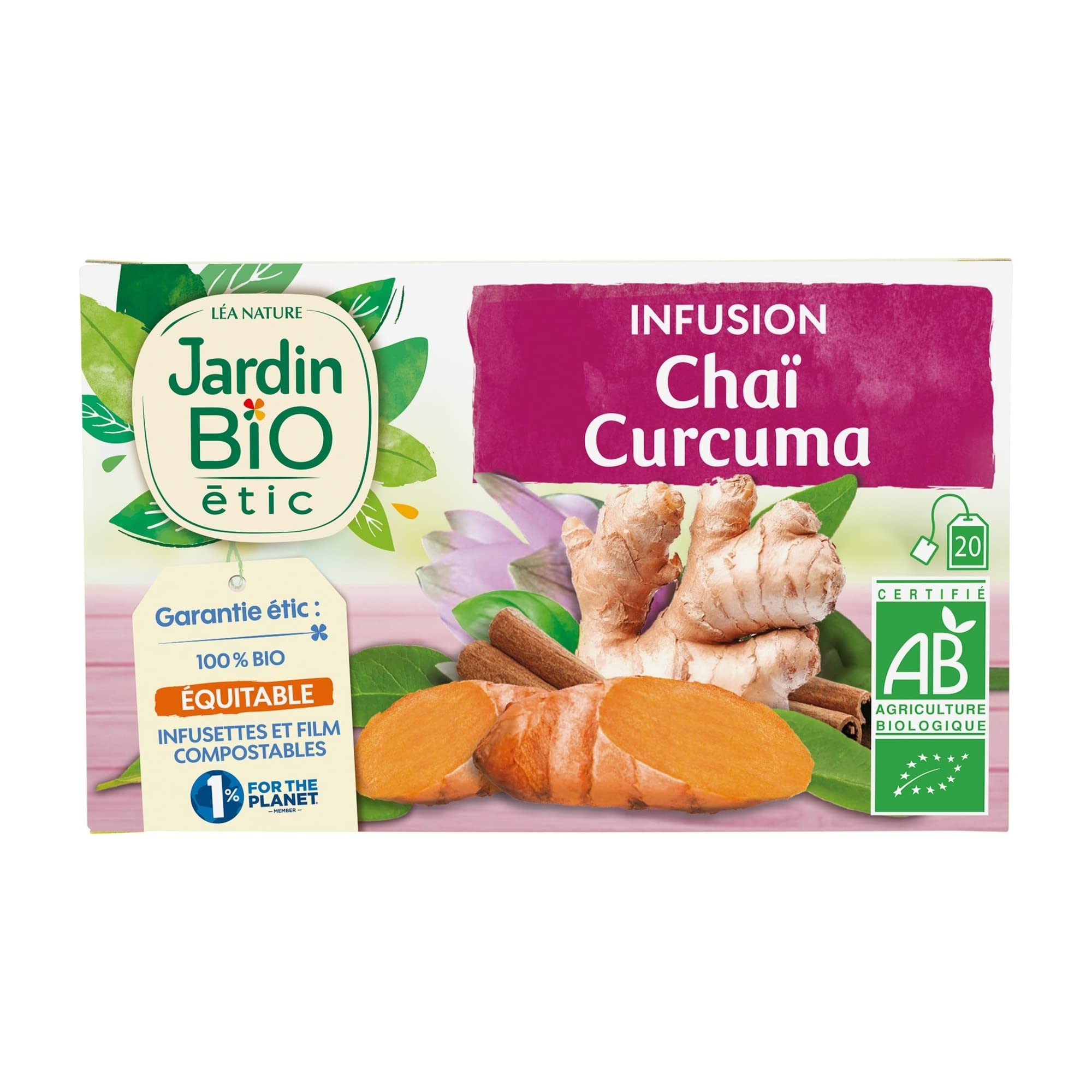 Jardin BiO étic Infusion Chaï Curcuma