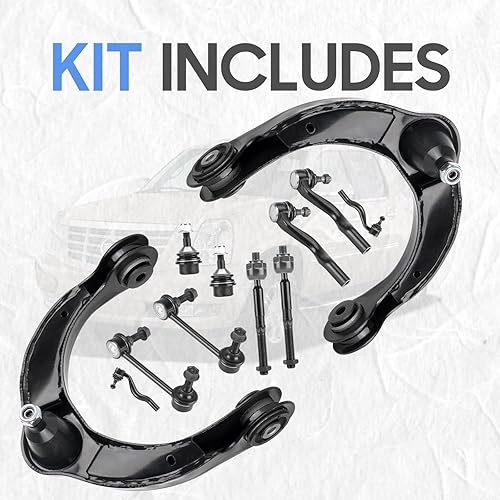 Miniatura 4 de Brazos de control superiores delanteros con kit de suspensión de rótulas para Dodge Durango 2011-2015, Jeep Grand Cherokee 2014-2015, Jeep Grand