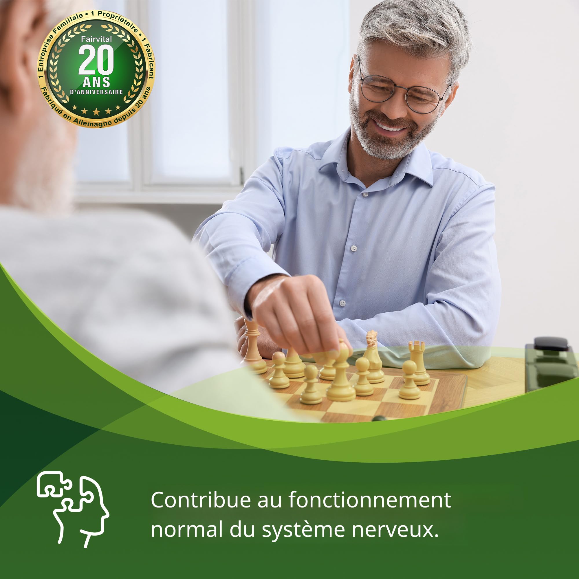 fairvital Vitamine B1 (thiamine) 250mg, 120 gélules, faciles à avaler, qualité contrôlée et hautement dosées, 100% végétaliennes, fabriquées en Allemagne