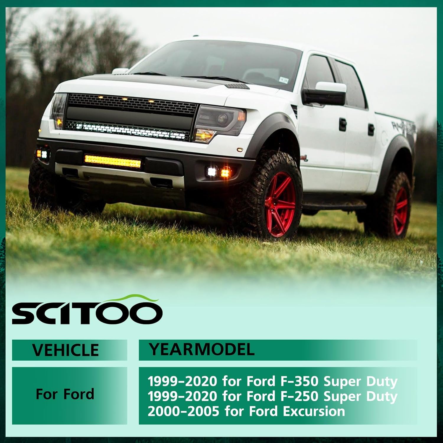 SCITOO 1-3" Front Leveling lift kit Compatible for Ford for F-350 Super Duty 1999-2020,for F-250 Super Duty 1999-2020,Excursion 2000-2005