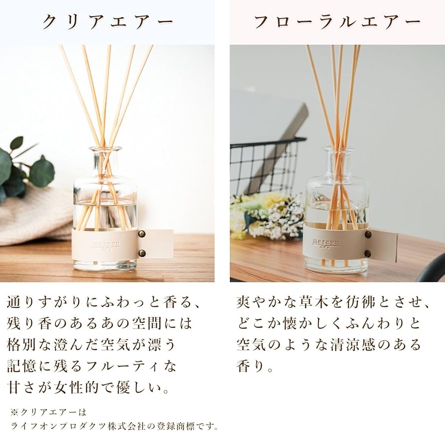 マーレミレラーネ/ディフューザー 楽天市場】【公式】リードディフューザー メルシーユー/mercyu