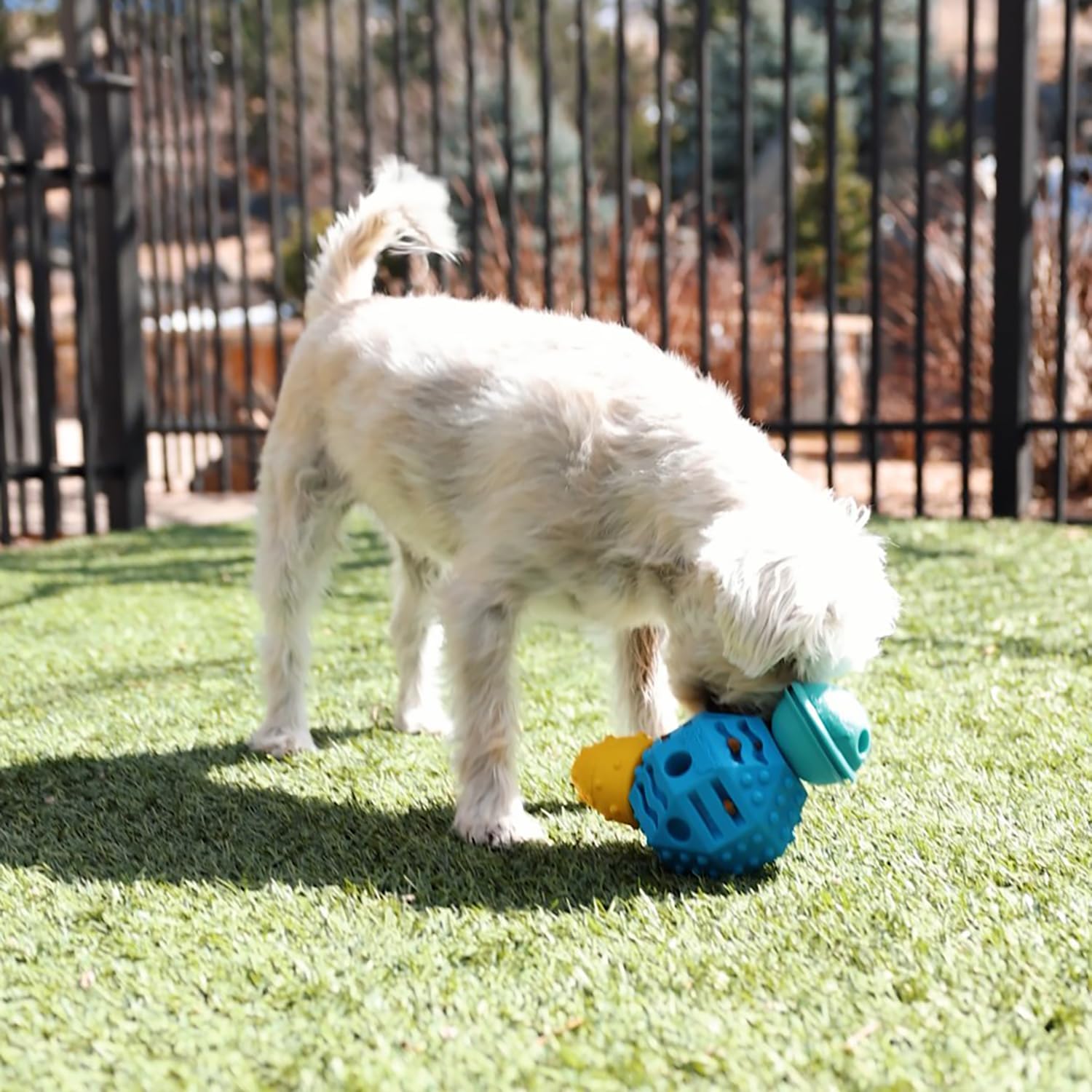 GURU Pet: Treat Station - Large - Dog Toy, Treat Dispensing Puzzle, Interactive Challenge Chew, Durable Multi-Textured Modules Connect Or Separate