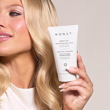 MONAT BOND IQTM Peptide Therapy Leave-In Creme Strengthening & Repairing Hair Treatment with Bond-Building Technology Nourishes & Detangles for Healthier & Stronger Hair 134 ml / 4.5 fl oz