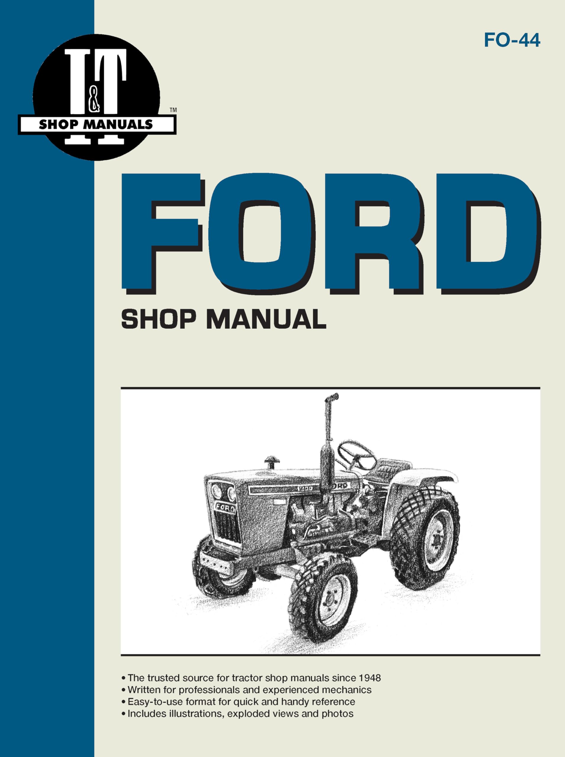 Ford Model 1100-2100 Diesel Tractor Service Repair Manual by ... - 9780872884335
