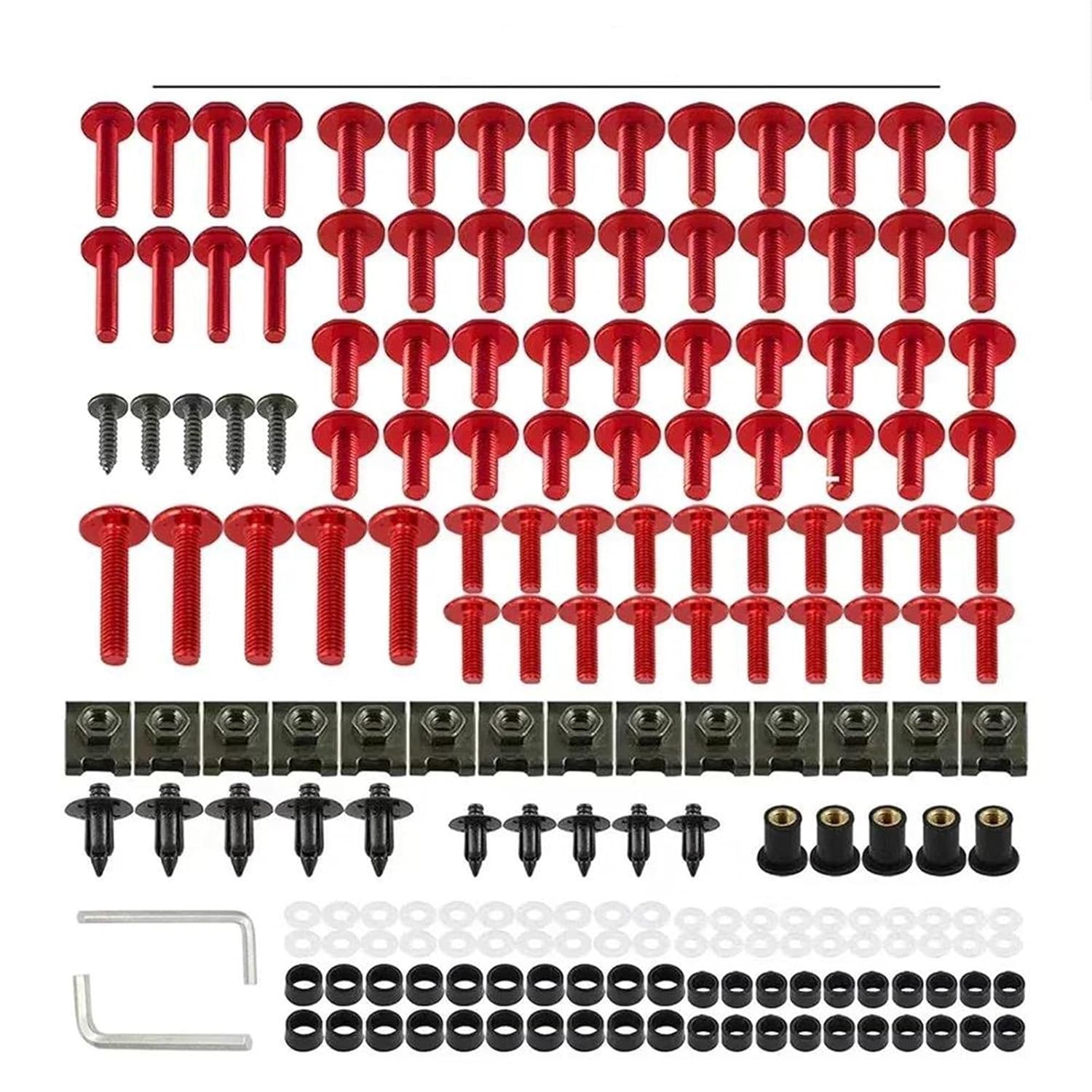 に適合するヤマハ YZFR7 R1M YR3 R1 R6 YZFR1S R125 600R YZFR6S オートバイフェアリングボル