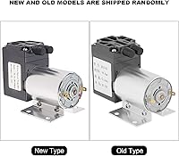 Vista 5 de Walfront Mini bomba de vacío DC 12V 120kpa Bomba de aire de vacío 5L/min Bomba de succión de compresor de aire de diafragma con soporte