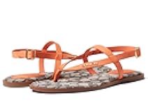 Josie Leather Sandal Orange 6 B (M)