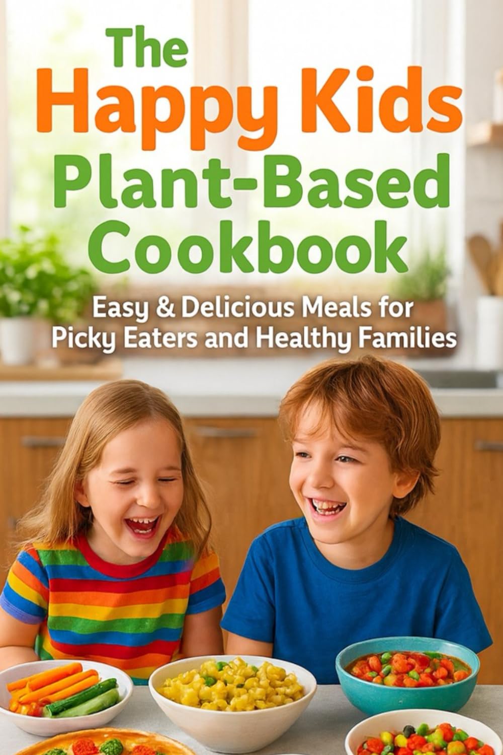 The Happy Kids Plant-Based Cookbook: Easy & Delicious Meals for Picky Eaters and Healthy Families - The Secret to Raising Veggie-Loving Kids with ... Meals (Budget Family Friendly cooking)