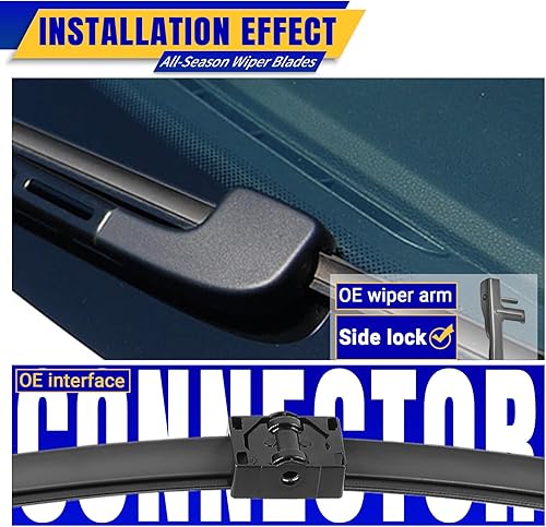 Miniatura 3 de 2 limpiaparabrisas de repuesto para BMW Serie 3 de 4 puertas E90 E91 062006-082009 325xi 328i 328xi 328ixDrive 330i 330xi 335i 335xi M3,