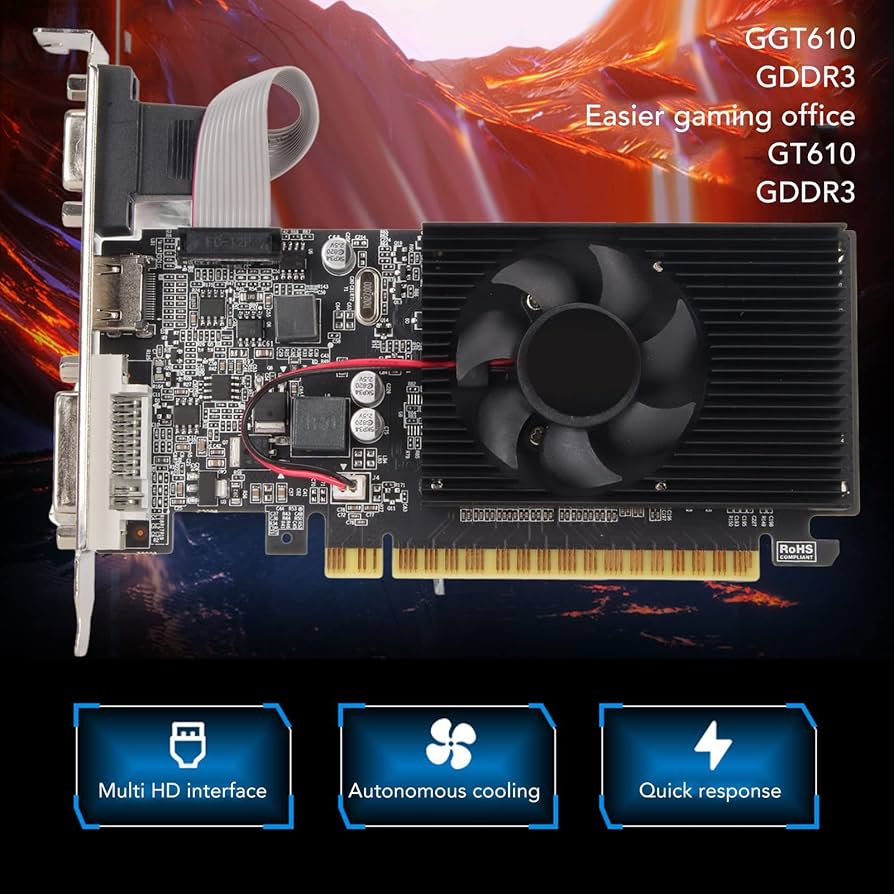 [NVIDIA] GeForce GT610 1GB [レアなPCIバス版] ELSA GeForce GT 610 x1 1GB - 株式会社 エルザ ジャパン