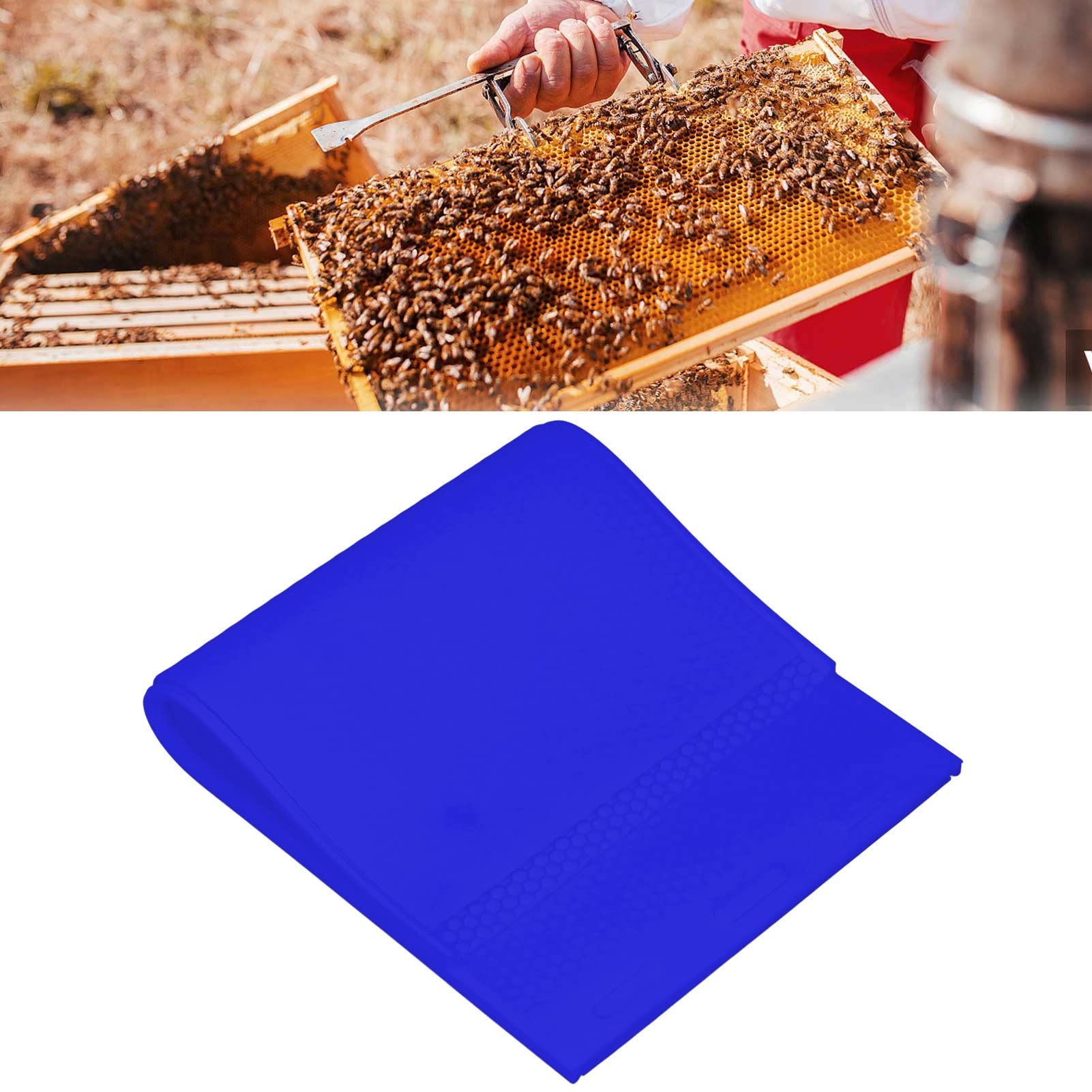 Moule en Cire d'abeille réutilisable, 2 pièces épaisseur 5,4 mm, Moule Silicone Fond de Teint Naturel pour cosmétiques Maison, Soins Visage et é