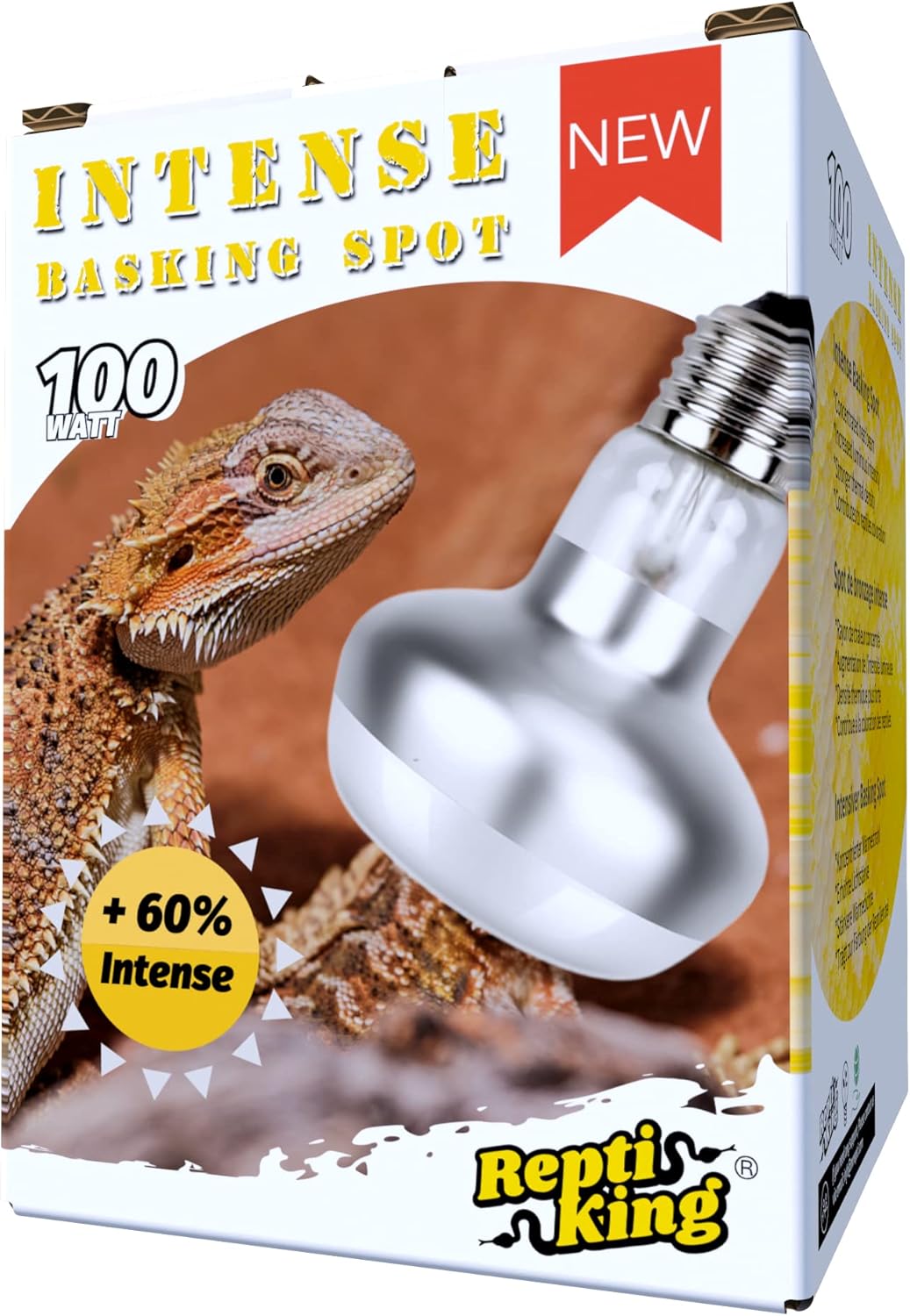 ReptiKing Basking Light for Reptiles, Upgraded Intense